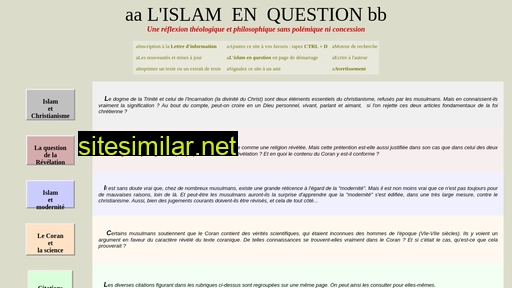 islamenquestion.free.fr alternative sites