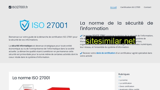 iso27001.fr alternative sites