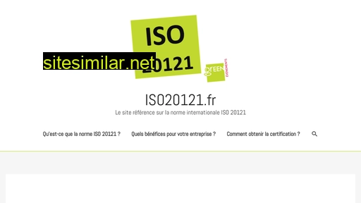 iso20121.fr alternative sites