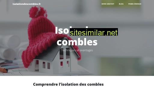isolationdescombles.fr alternative sites