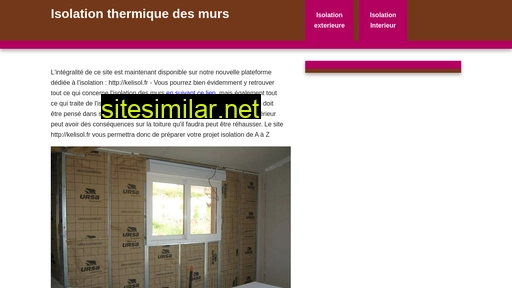 isolation-des-murs.fr alternative sites