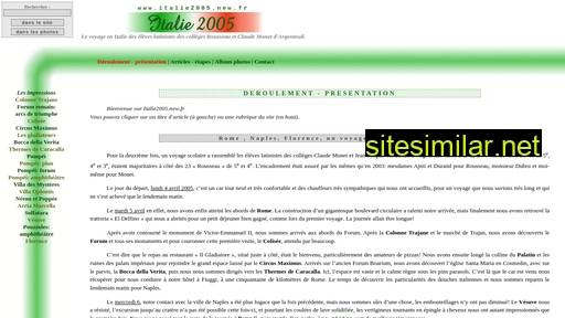 italie2005monet.free.fr alternative sites