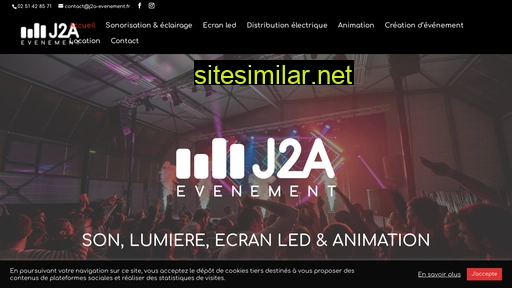 j2a-evenement.fr alternative sites