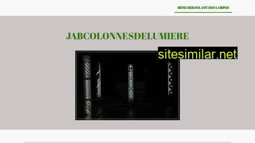jabcolonnesdelumiere-createur.fr alternative sites