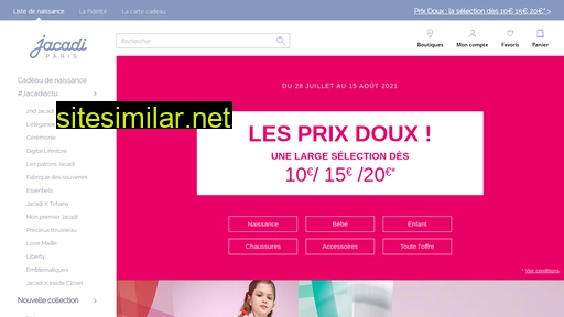 jacadi.fr alternative sites