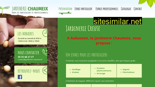 jardinerie-chaumeix.fr alternative sites