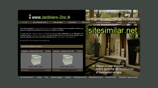 Jardinieres-zinc similar sites