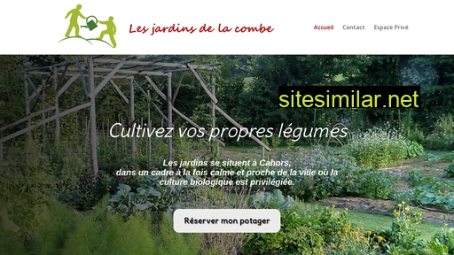 jardinsdelacombe.fr alternative sites