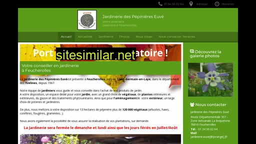 jardinerie-pepinieres-euve.fr alternative sites