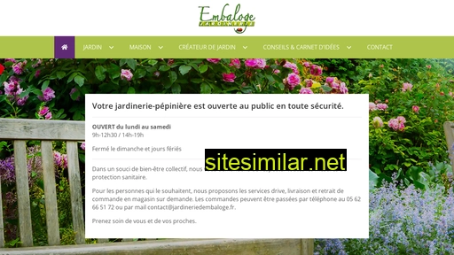 jardineriedembaloge.fr alternative sites