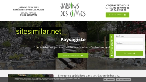jardins-des-cimes.fr alternative sites