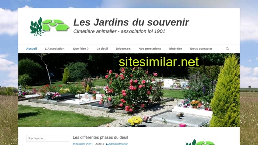 jardinsdusouvenir.fr alternative sites