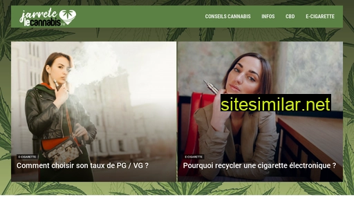 jarretelecannabis.fr alternative sites