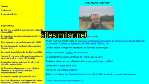 Jeanmarieharribey similar sites