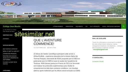 jeanmoulinmarmande.fr alternative sites