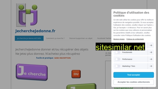 jecherchejedonne.fr alternative sites