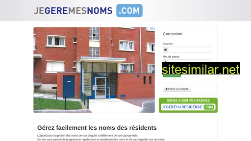 jegeremesnoms.fr alternative sites