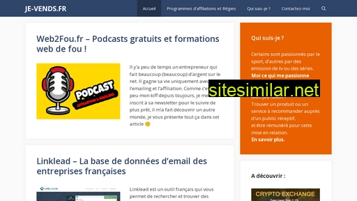 je-vends.fr alternative sites
