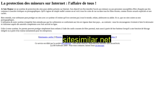 jesuismajeur.fr alternative sites