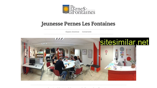 jeunesse-perneslesfontaines.fr alternative sites