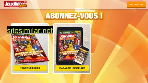 jeuxvideomagazinejunior.fr alternative sites