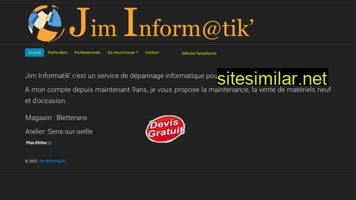 jiminformatik.fr alternative sites
