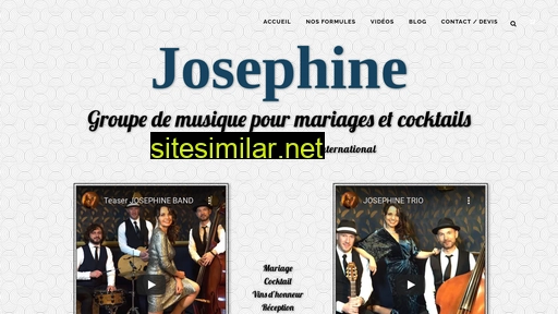 josephineband.fr alternative sites