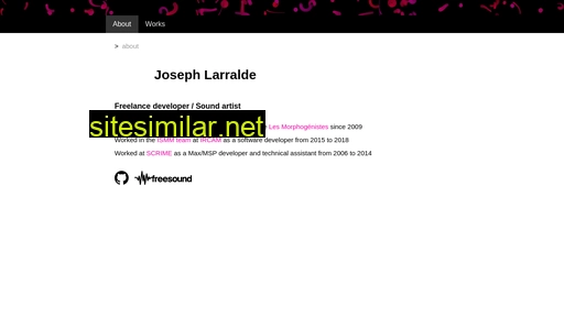 josephlarralde.fr alternative sites