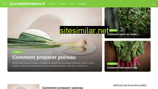 journaldelanature.fr alternative sites