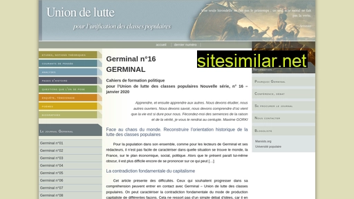 journalgerminal.fr alternative sites