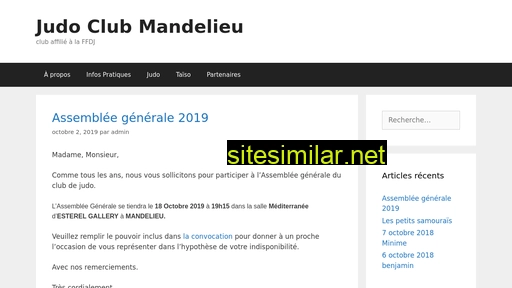 judo-mandelieu.fr alternative sites