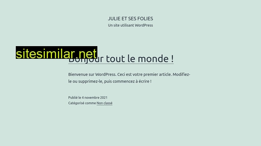 julieetsesfolies.fr alternative sites
