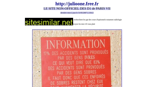 julioone.free.fr alternative sites