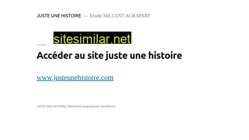 justeunehistoire.fr alternative sites