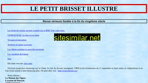 jvbrisset.free.fr alternative sites