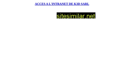 K3d-sarl similar sites