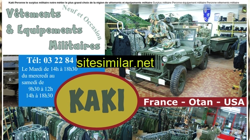 kaki-surplus-militaires.fr alternative sites