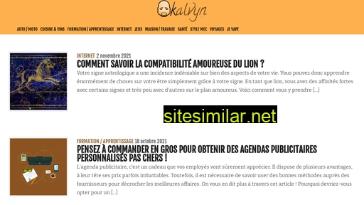 kalvyn.fr alternative sites