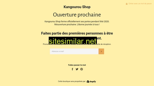 Kangourou-shop similar sites