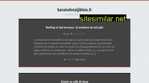 karatedotaijiblois.fr alternative sites