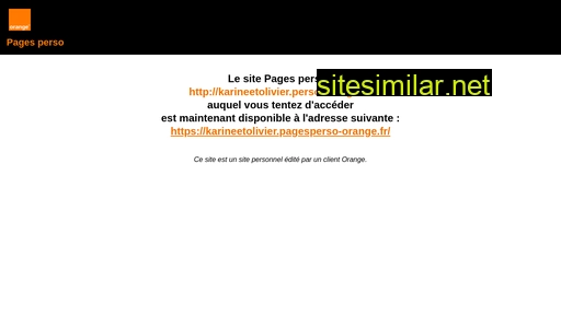 karineetolivier.perso.orange.fr alternative sites