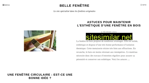 kelfenetre.fr alternative sites