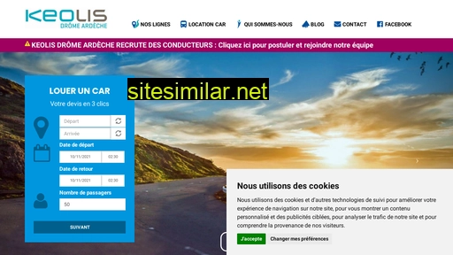 keolis-drome-ardeche.fr alternative sites