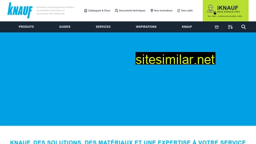 knauf.fr alternative sites