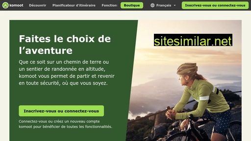 komoot.fr alternative sites