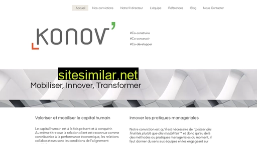 konov.fr alternative sites