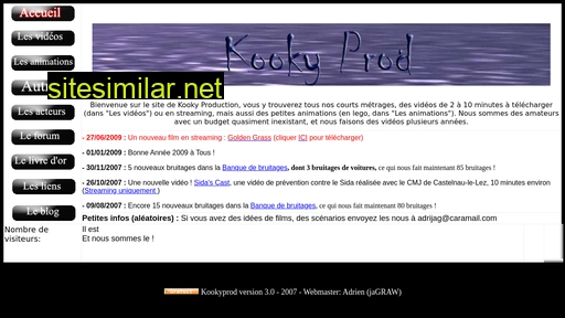 kookyprod.free.fr alternative sites