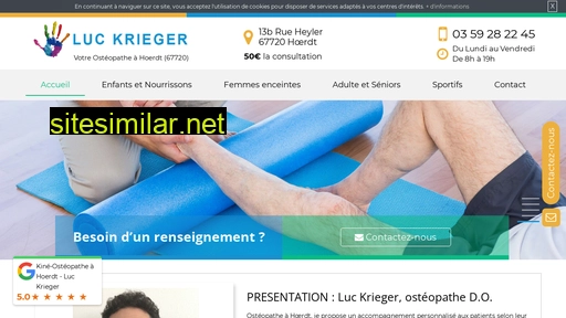 krieger-osteo.fr alternative sites