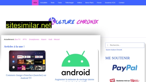 kulturechronik.fr alternative sites