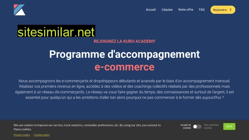 kuroacademy.fr alternative sites